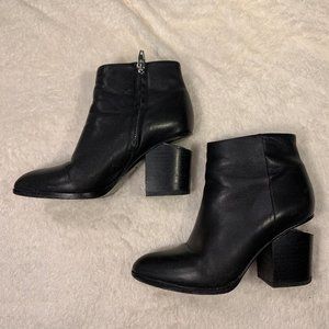 Alexander Wang Black Leather Gabi Ankle Boots